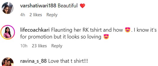 Fans react to Alia Bhatt