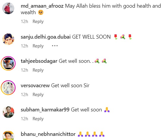 Fans react to Dinesh Phadnis' health