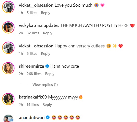 Fans react to Vicky Kaushal's post