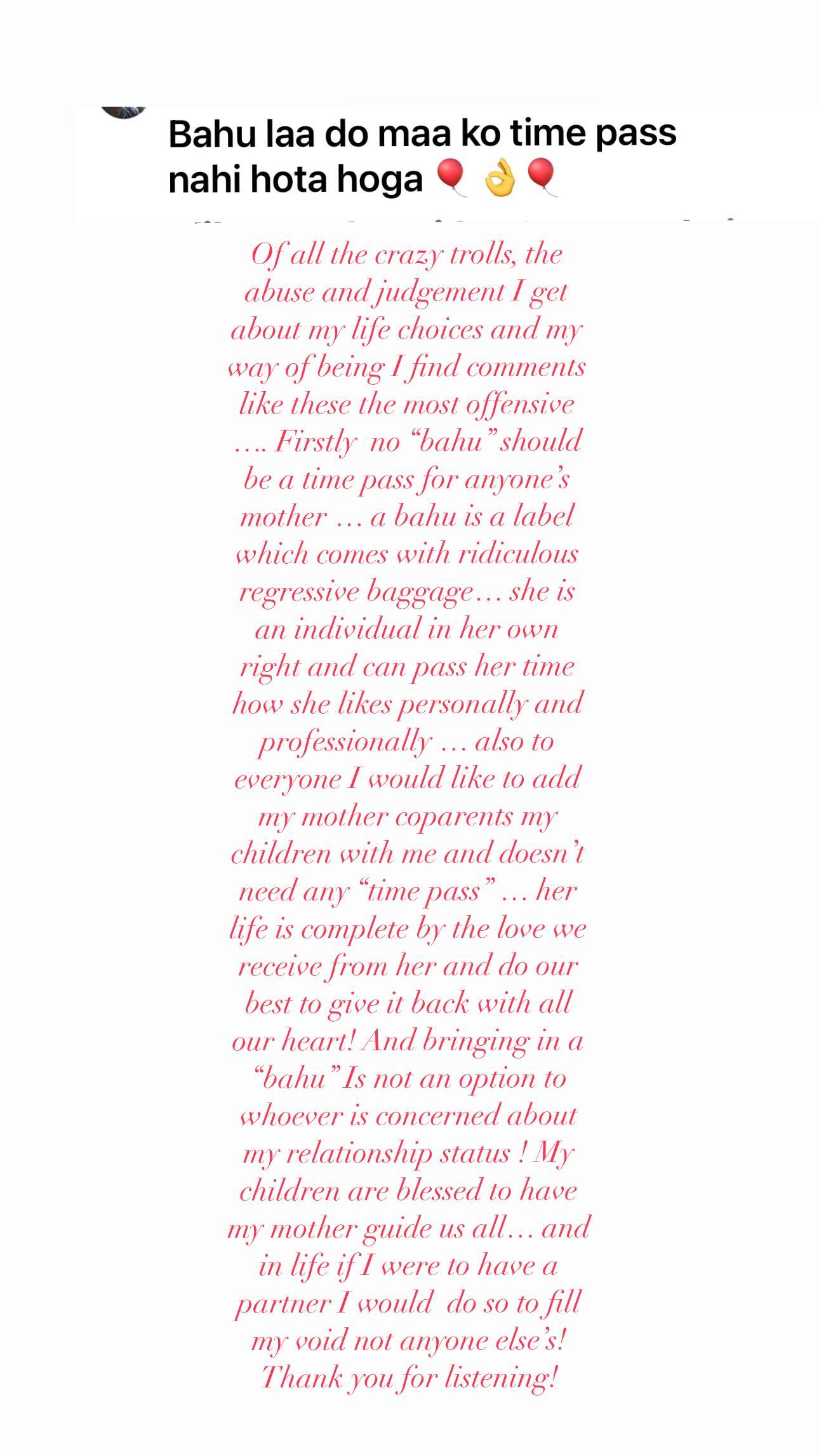 Karan Johar releases statement