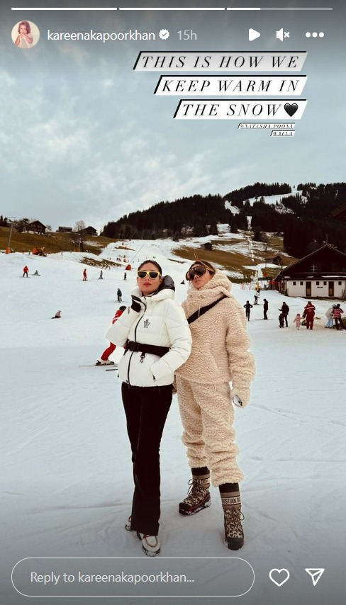 Kareena Kapoor Khan poses with Natasha Poonawalla