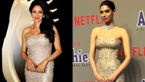 khushi kapoor, sridevi, the archies screening,