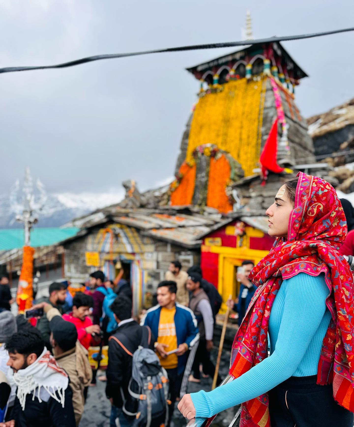 Sara Ali Khan at Kedarnath