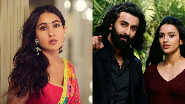 sara ali khan, ranbir kapoor, triptii dimri, animal