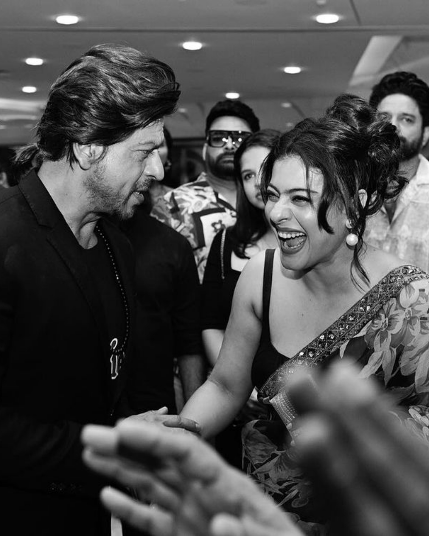 Shah Rukh Khan and Kajol at The Archies screening