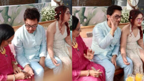 aamir khan, ira khan, ira khan mehendi ceremony