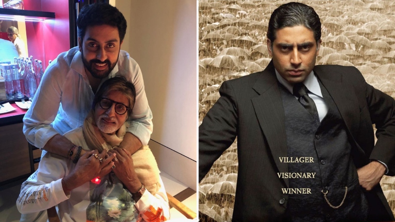 amitabh bachchan, abhishek bachchan, 17 years of guru