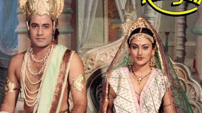 Arun Govil and Dipika Chikhlia in Ramayan
