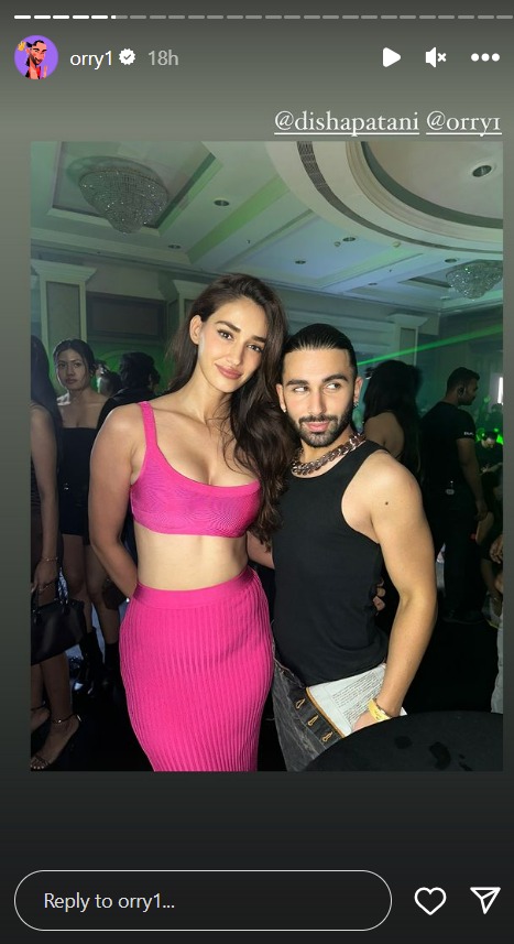 Disha Patani poses with Orry