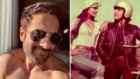 fardeen khan, feroz khan, zeenat aman