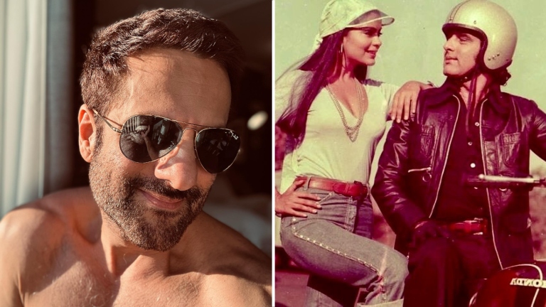 fardeen khan, feroz khan, zeenat aman