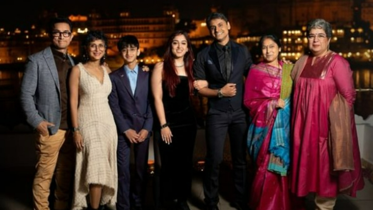 Kiran Rao and Reena Dutta at Ira Khan's wedding