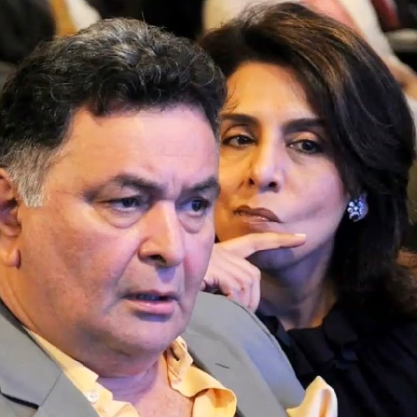 Neetu Kapoor and Rishi Kapoor