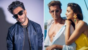 ranveer singh reviews deepika padukone fighter trailer