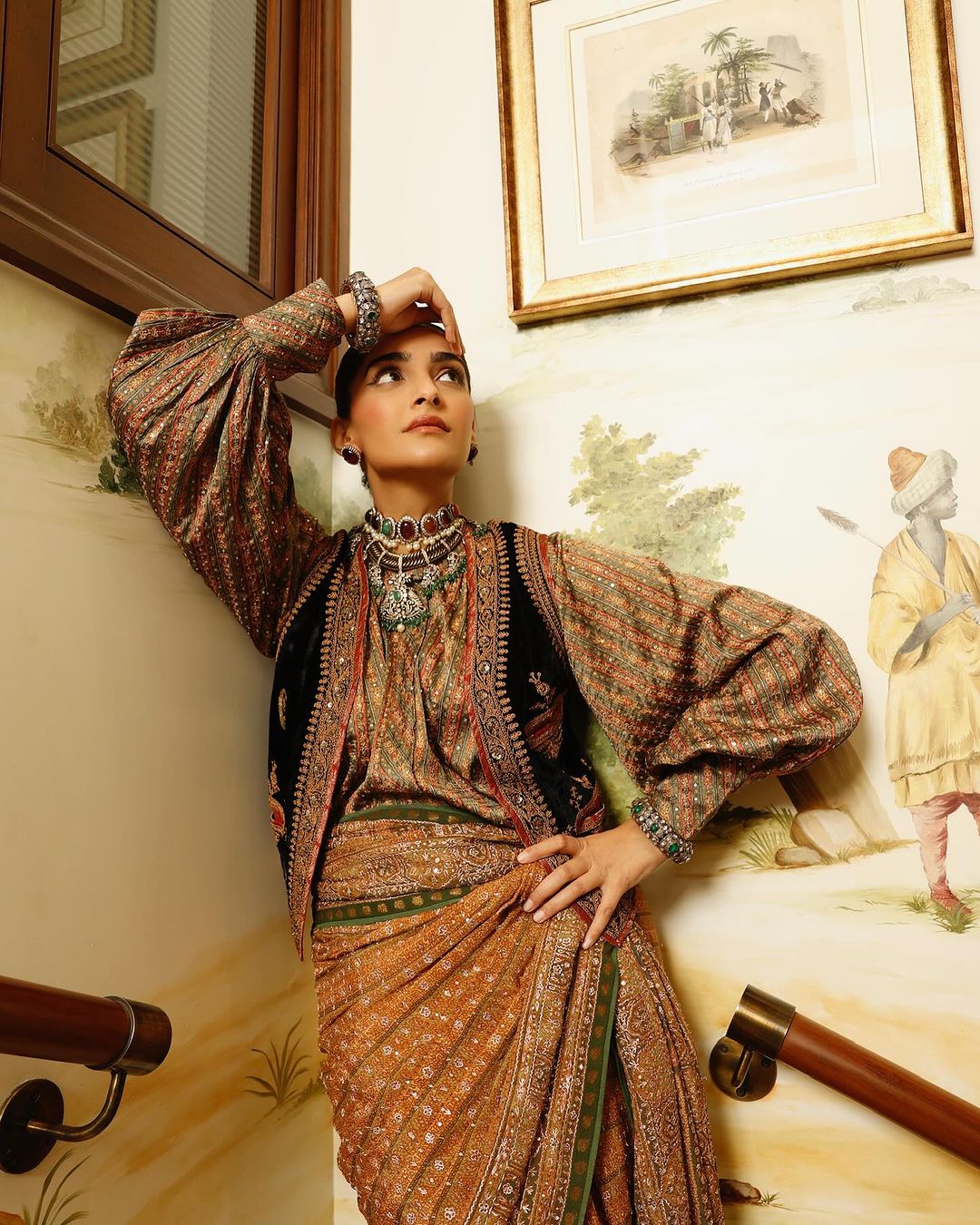 Sonam Kapoor in Ritu Kumar saree