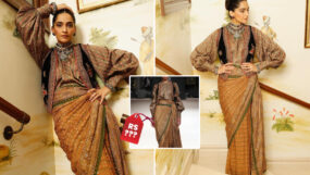 sonam kapoor saree costs, sonam kapoor,