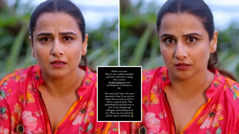 vidya balan, vidya balan Instagram account