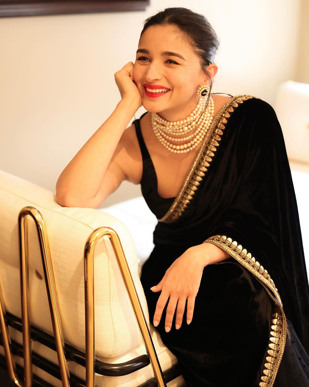 Alia Bhatt in Sabyasachi Saree