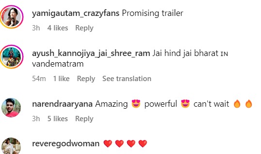 Fans react to Yami Gautam starrer Article 370