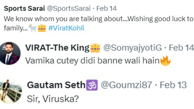 Fans react to the tweet