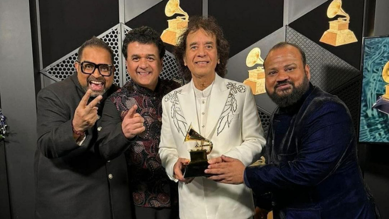 shankar mahadevan, ustad zakir hussain, grammys 2024