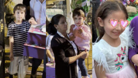 karan johar twins birthday, taimur and jeh,