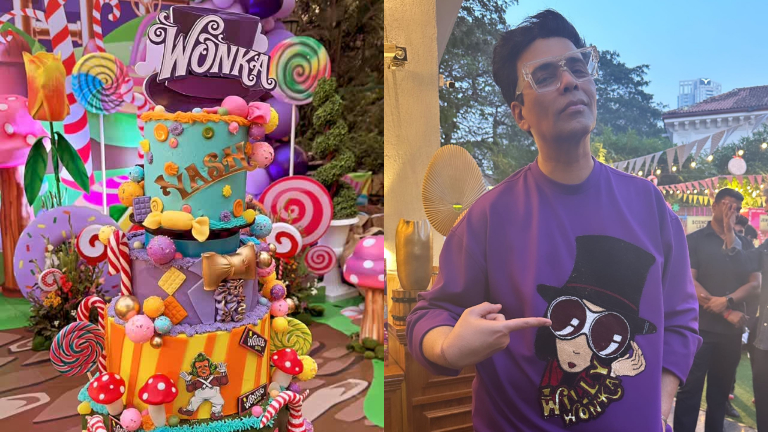 Karan Johar twins birthday inside pics