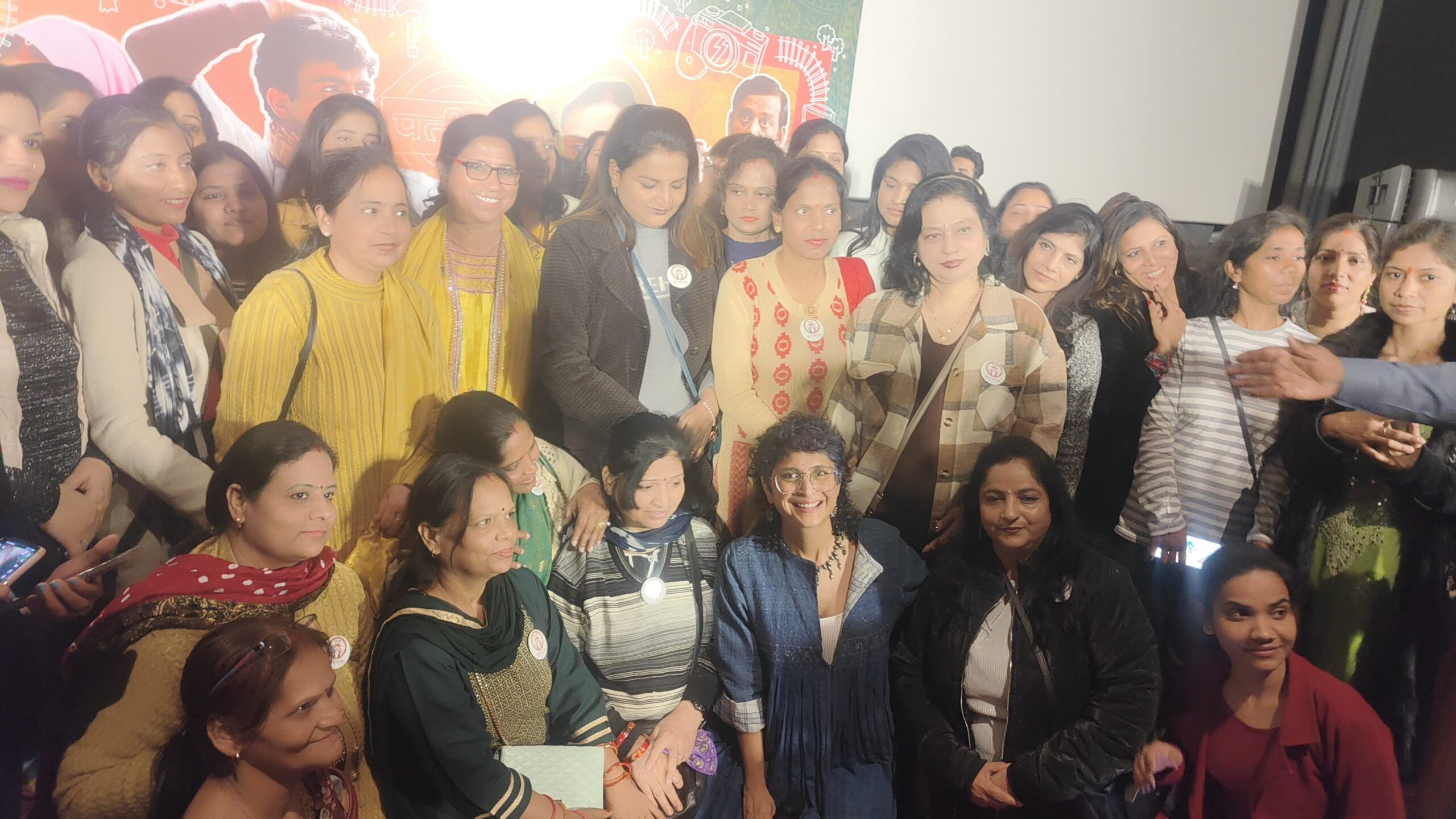 Kiran Rao interacts with the audience in Lucknow
