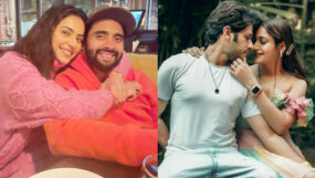 rakul preet singh and jackky bhagnani, surbhi chandna and karan sharma
