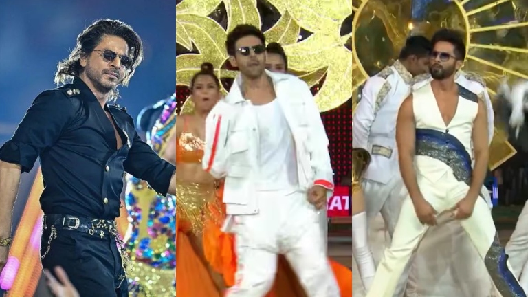 wpl opening ceremony, shah rukh khan, shahid kapoor, kartik aaryan,