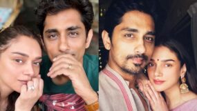 aditi rao hydari, siddharth, aditi siddharth engagement,