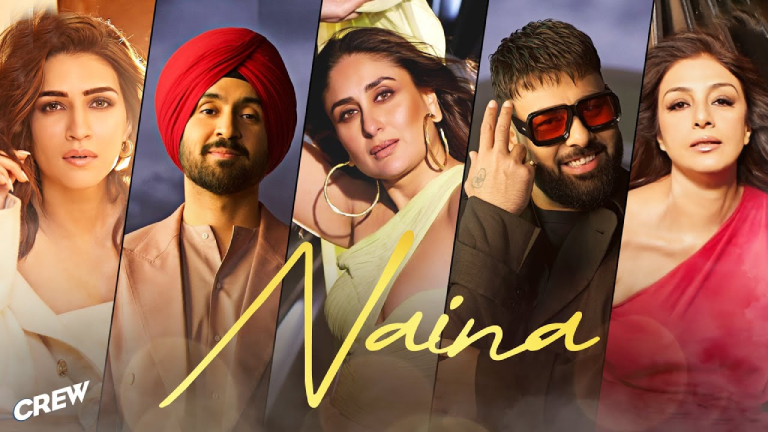 naina song, crew song, kareena kapoor, kriti sanon, diljit dosanjh,