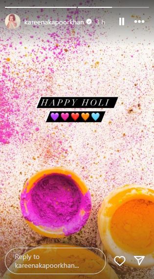Kareena Kapoor Khan Holi post