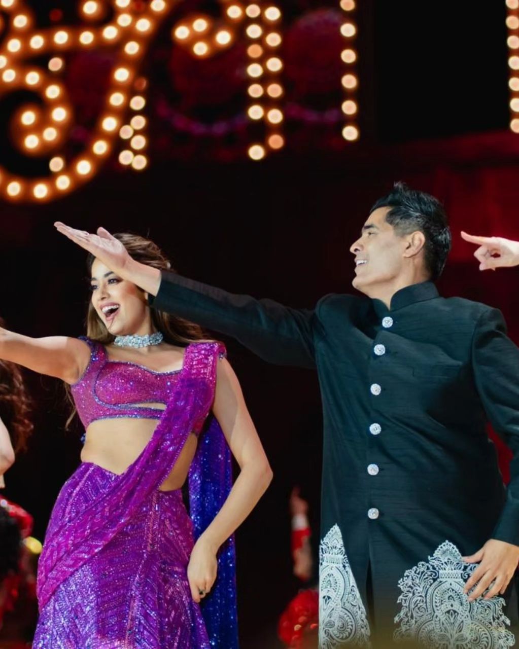 Manish Malhotra and Janhvi Kapoor