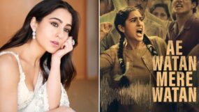 sara ali khan, ae watan mere watan