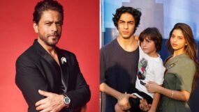 shah rukh khan, suhana khan, aryan khan, abram,