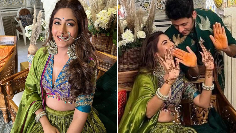 surbhi chandna, surbhi chandna wedding, surbhi chandna mehendi ceremony
