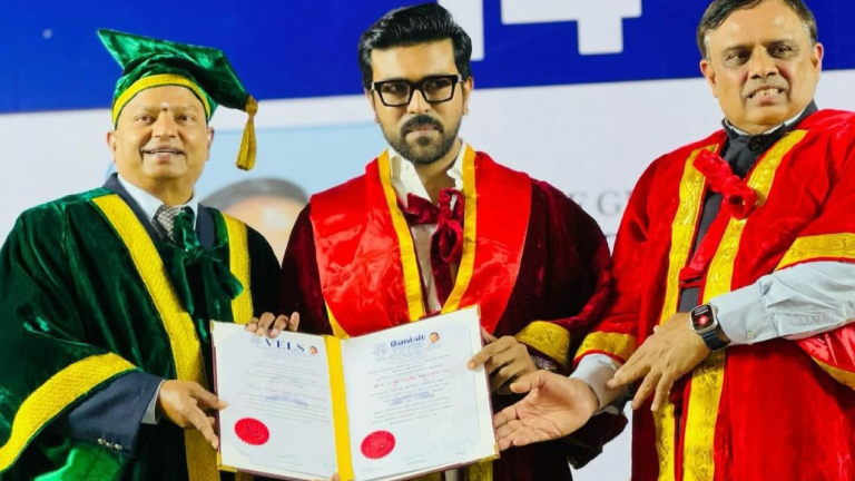 ram charan honorary doctorate,