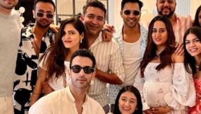 varun dhawan and natasha dalal baby shower,