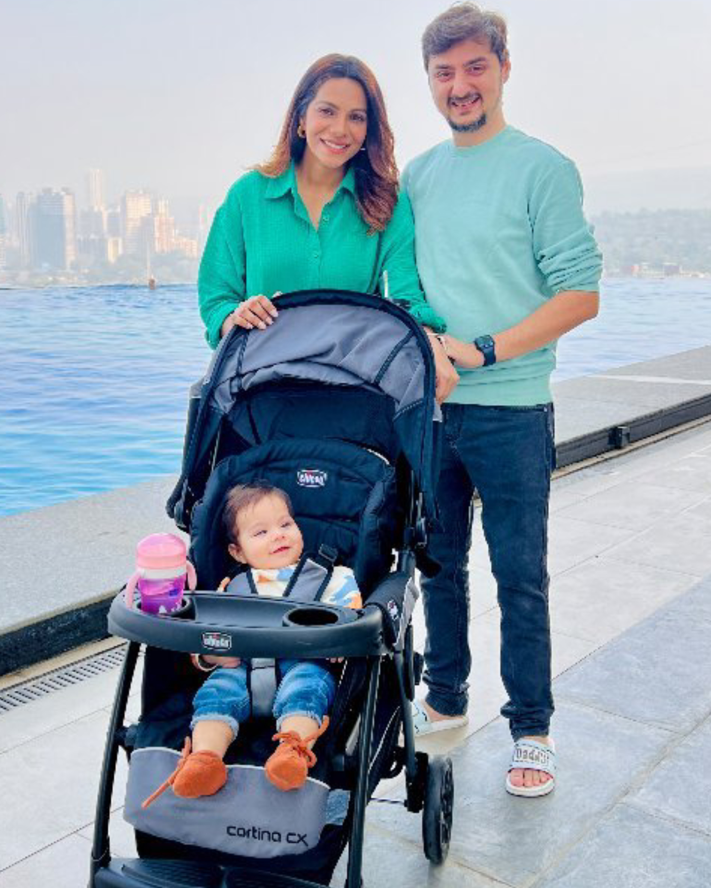 Aditya Kapadia and Tanvi Thakkar with son Krishay