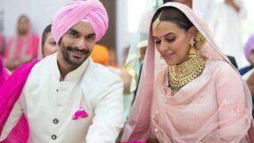 neha dhupia, angad bedi, neha and angad, wedding, marriage anniversary, kids, pictures, neha, angad