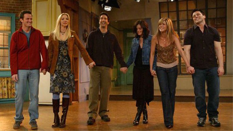 courteney cox, jennifer aniston, matt leblanc, david schwimmer, matthew perry, friends, 20 years, sitcom, series, show, monica geller, chandler bing, rachel green