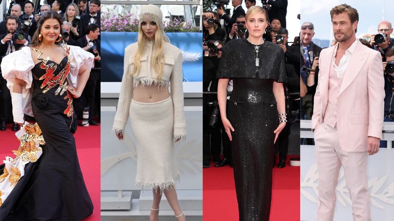 cannes film festival, aishwarya, greta gerwig, chris, anya taylor joy, french riviera, best looks, fashion