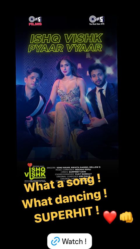 Hrithik Roshan applauds Ishq Vishk Rebound's title song