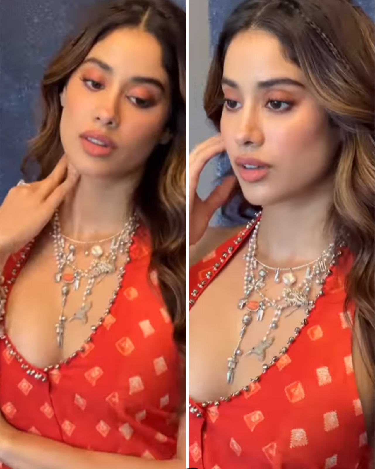 Janhvi Kapoor included several cricket related charms in her necklace