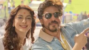 juhi chawla, shah rukh khan, juhi chawla shah rukh khan, shah rukh khan health, shah rukh khan hospitalized, shah rukh khan health update,