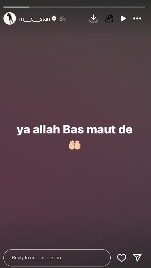 MC Stan shares cryptic note