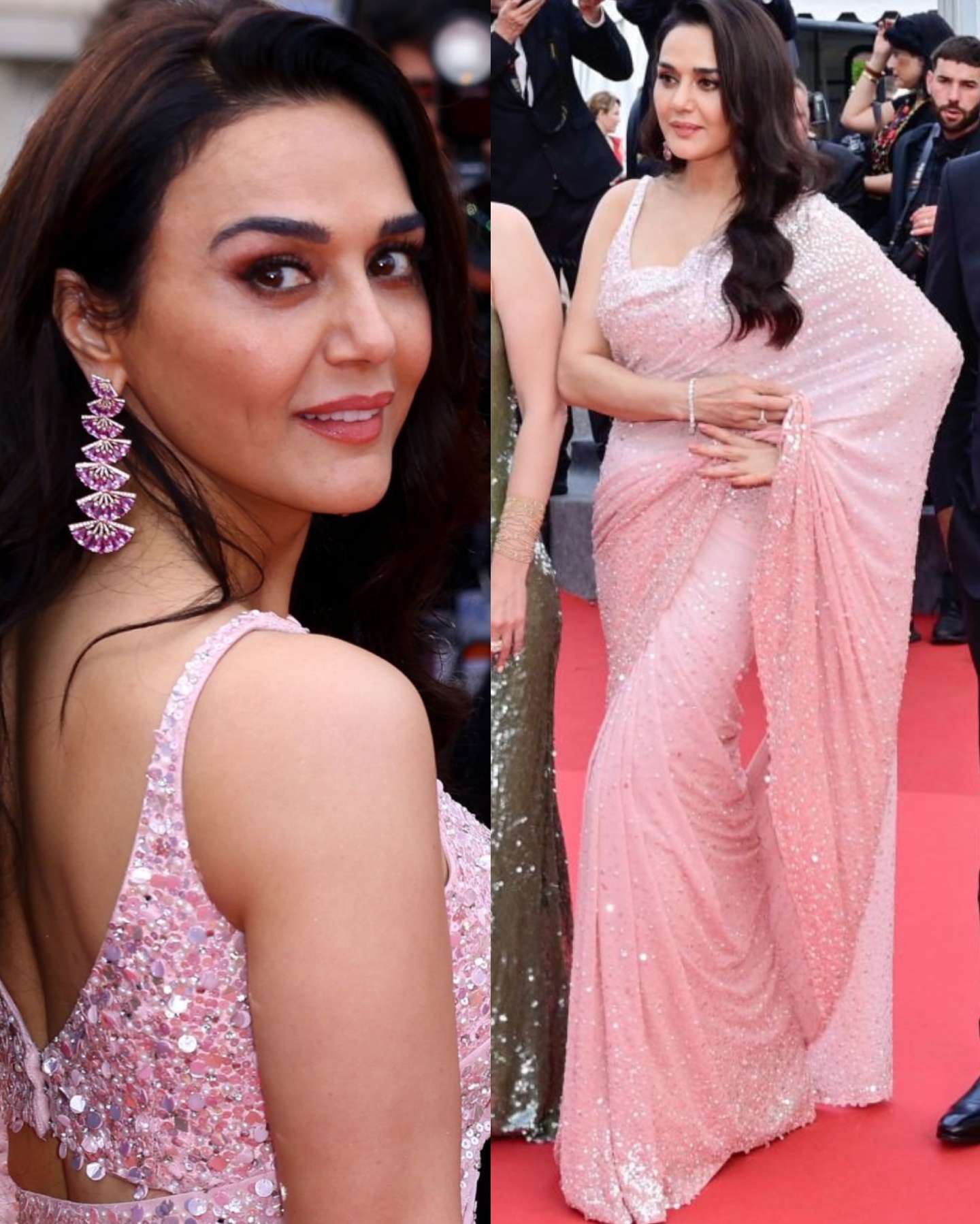 Preity Zinta in Seema Gujral at Cannes Film Festival Day 11