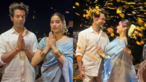 janhvi kapoor, rajkummar rao, janhvi kapoor mr and mrs, janhvi, mr & mrs mahi, promotions janhvi rajkummar