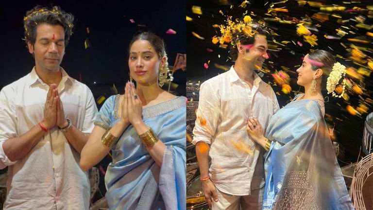 janhvi kapoor, rajkummar rao, janhvi kapoor mr and mrs, janhvi, mr & mrs mahi, promotions janhvi rajkummar